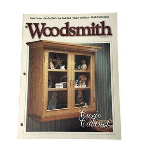 Vintage  Woodsmith Woodworking Magazine u Vol 19 Issue 113 October 1997 Curio Ca